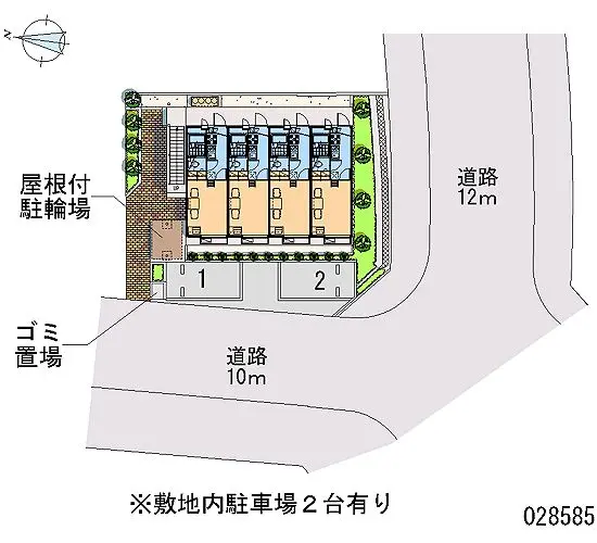 ★手数料０円★横浜市青葉区奈良　月極駐車場（LP）